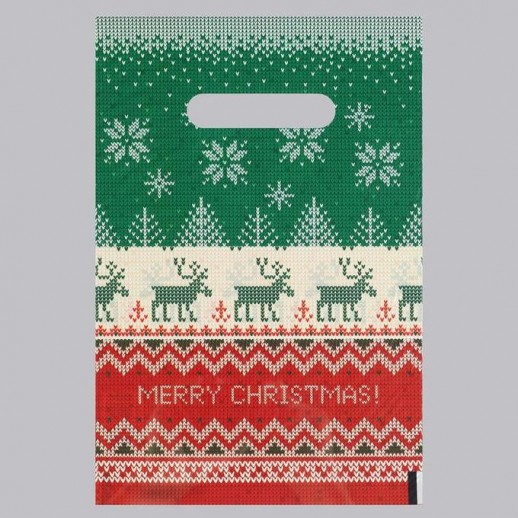 Пакет "Скандинавия", полиэтиленовый с вырубной ручкой, 20х30 см, 30 мкм